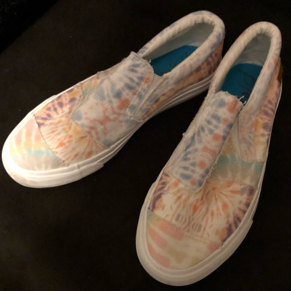 Blowfish tie-dye slip on sneakers